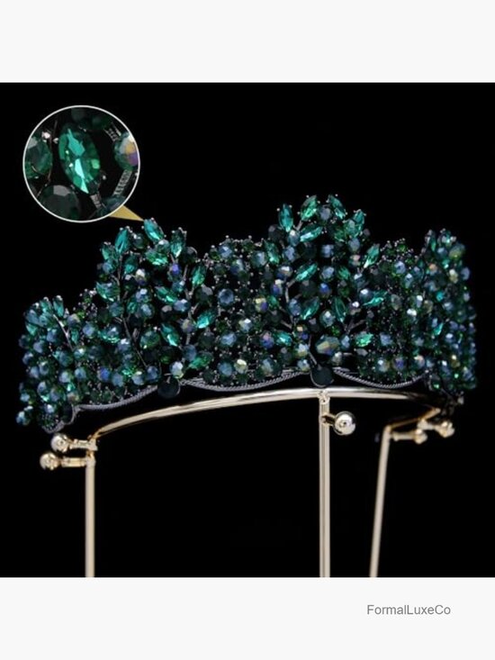 Rhinestone Crown Tiara Headband Wedding Princess Hair Accessory Sparkly Crystal main image 7